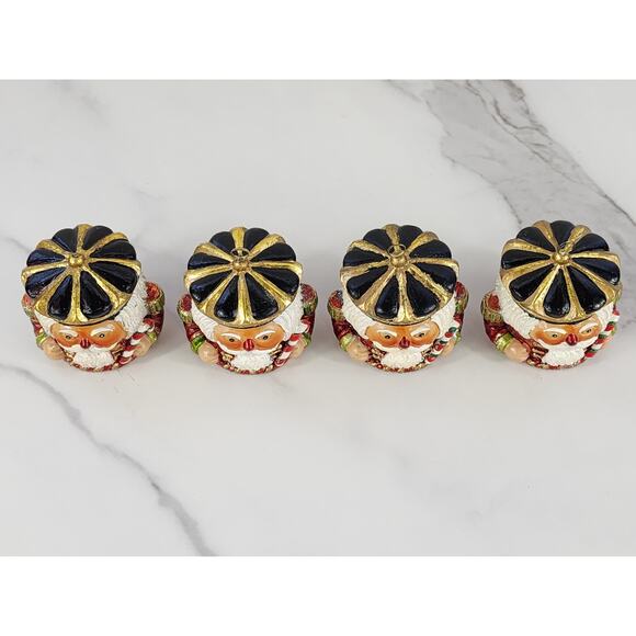 Christopher Radko Nutcracker Crunch Place Card Holder 2 1/4" Resin Holidays x4 - Picture 4 of 16